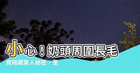 奶頭旁邊長毛|乳頭長毛是多毛症還是腫瘤？醫師告訴你如何從併發症判斷｜每日